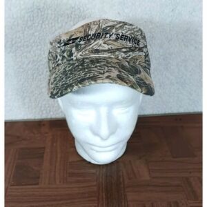 Game Guard Visor  Mens Multicolor Camo Forest Strapback Security Service Cap